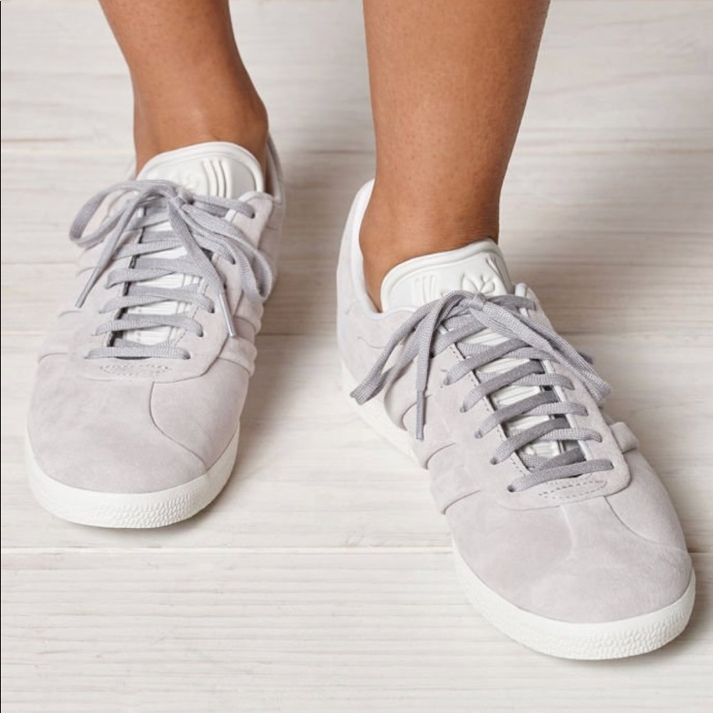 Sold out Madewell Adidas Gazelles W.8 - Grey Suede